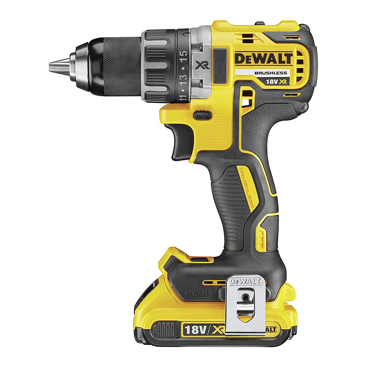  Dewalt DCD791D2 18V / 2 Ah XR Çift Akülü Kömürsüz Matkap 