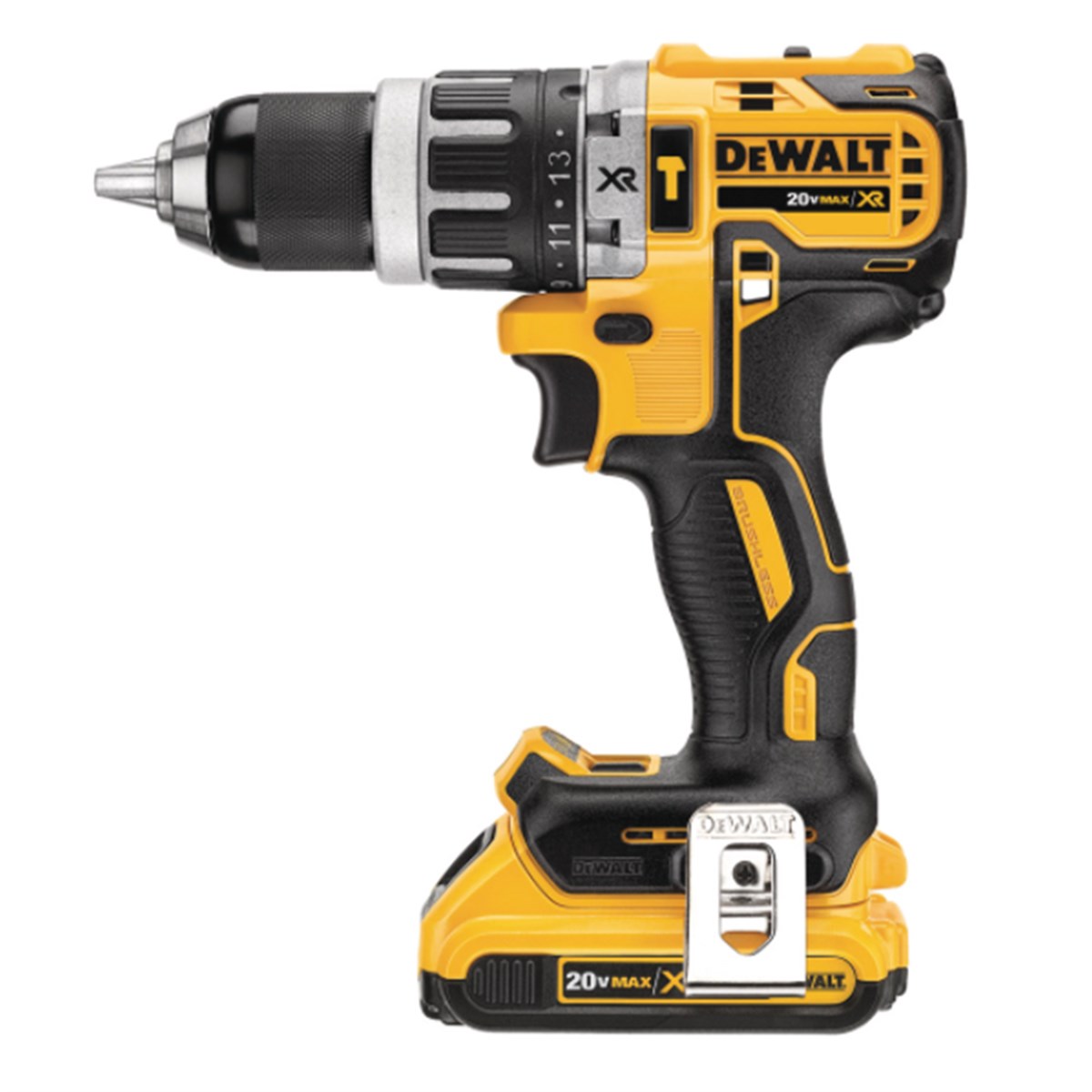  Dewalt DCD796D2 18V/2.0Ah XR Çift Akülü Darbeli Matkap 