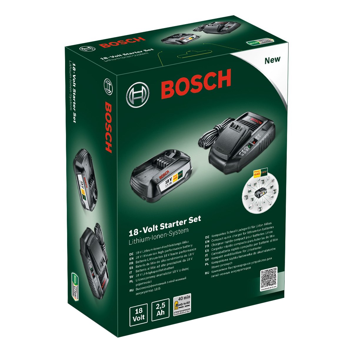  BOSCH 18 Volt Starter Kit (2,5 Ah+Şarj Cihazı) - 1600A00K1P 