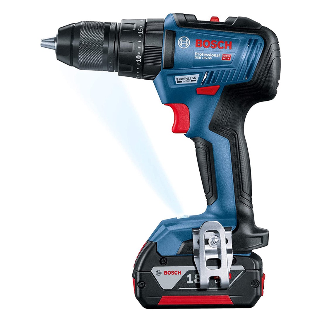  Bosch Professional Gsb 18v-50 Akülü Darbeli Vidalama 18w 5ah - 06019h5101 