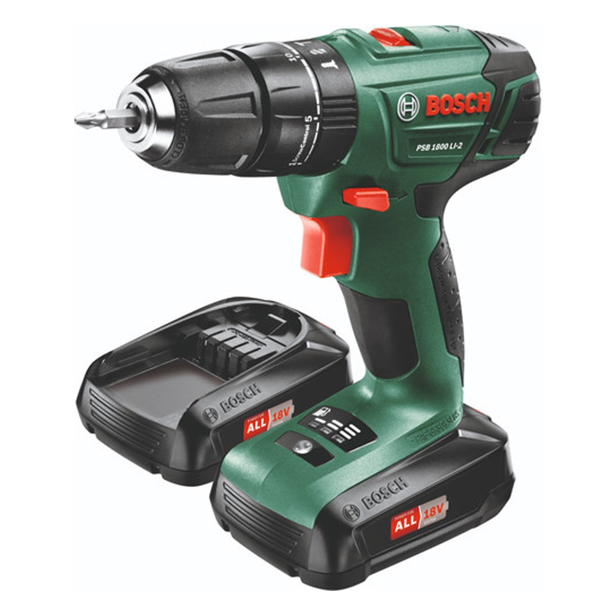  BOSCH PSB 1800 LI-2 +SystemBox Darbeli Akülü Vidalama -06039A330K 