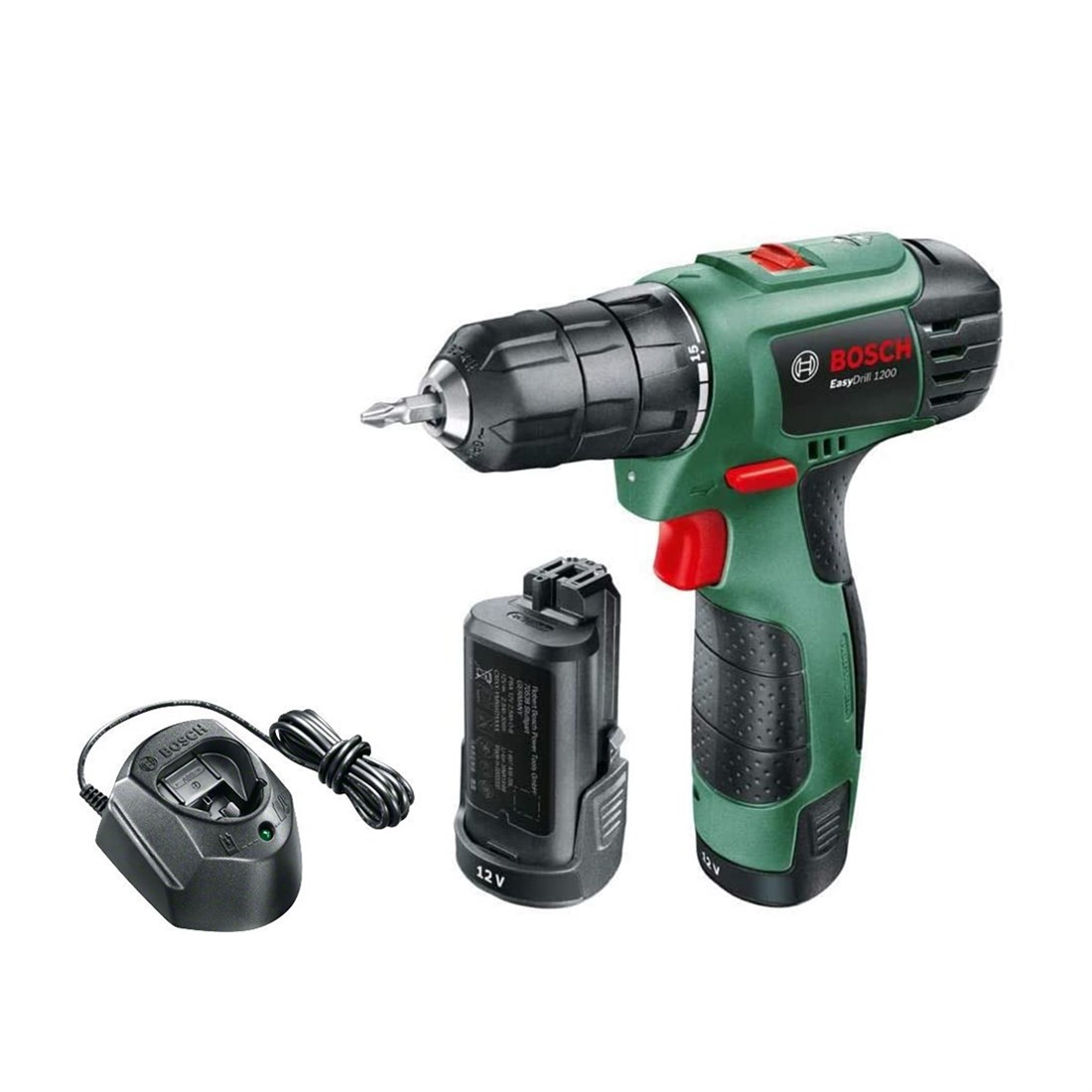  Bosch EasyDrill 1200 Vidalama Makinesi (1,5Ah Çift Akü) - 06039a210b 