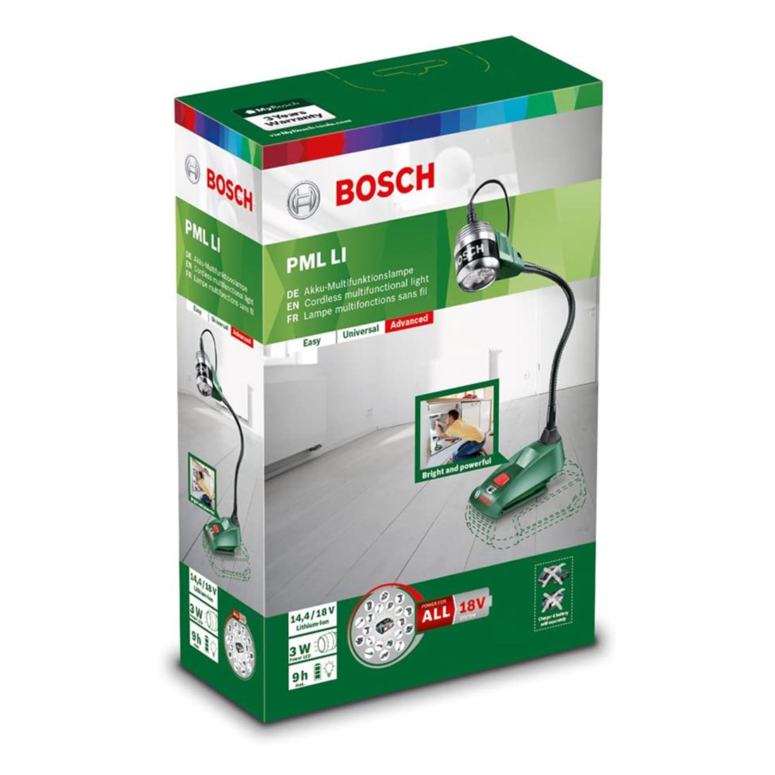  Bosch PML-LI Masa Lambası Baretool (Wireless) - 0603974303 