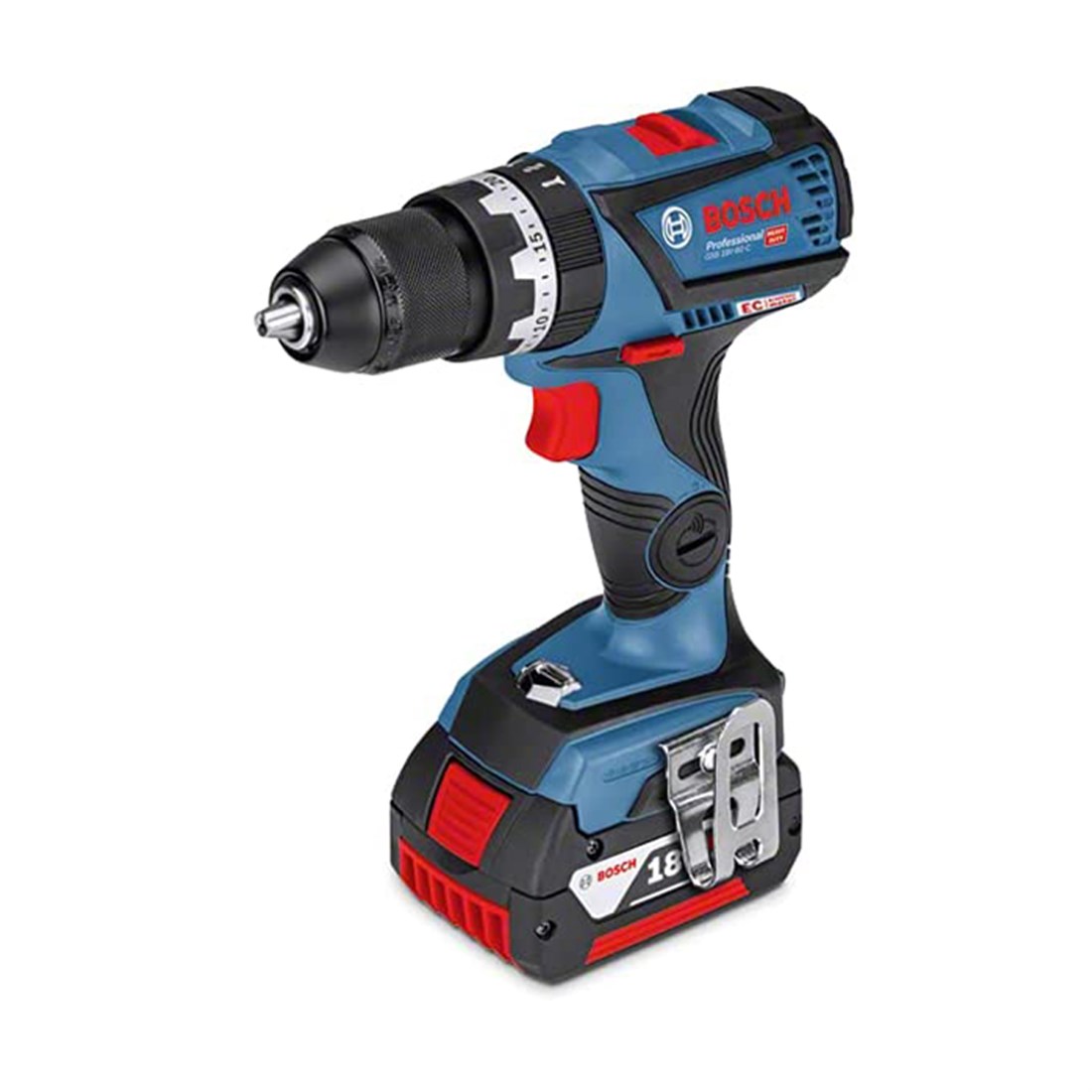  Bosch Professional Gsb 18v-60 Darbeli Vidalama Akülü (2*5Ah L-Boxx) - 06019G210B 