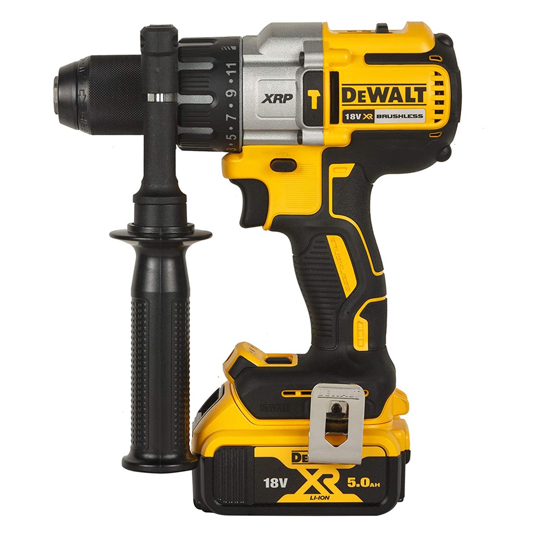  Dewalt DCD996P2-QW 18 V 5.0 Ah XR Çift Akülü Darbeli Matkap 