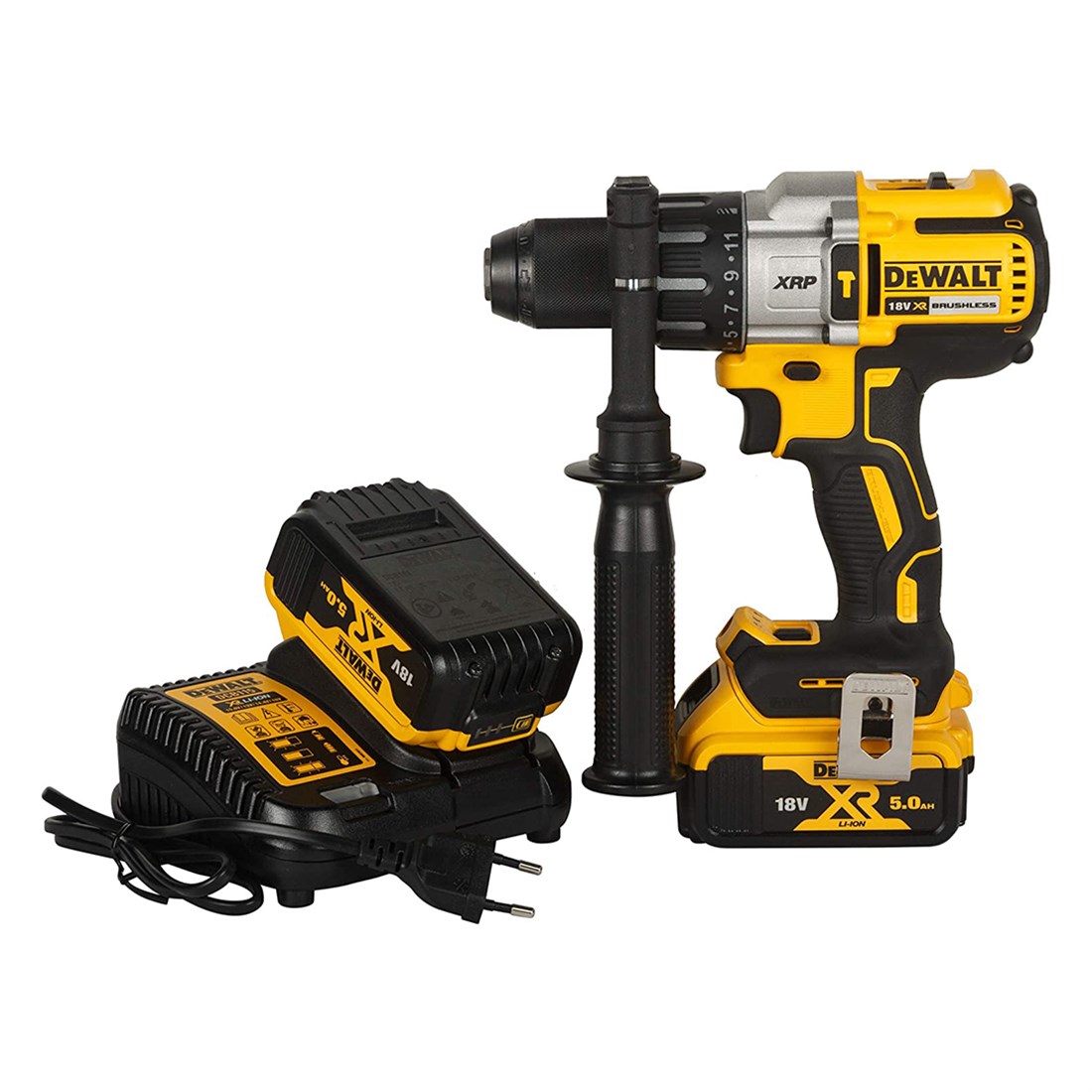  Dewalt DCD996P2-QW 18 V 5.0 Ah XR Çift Akülü Darbeli Matkap 