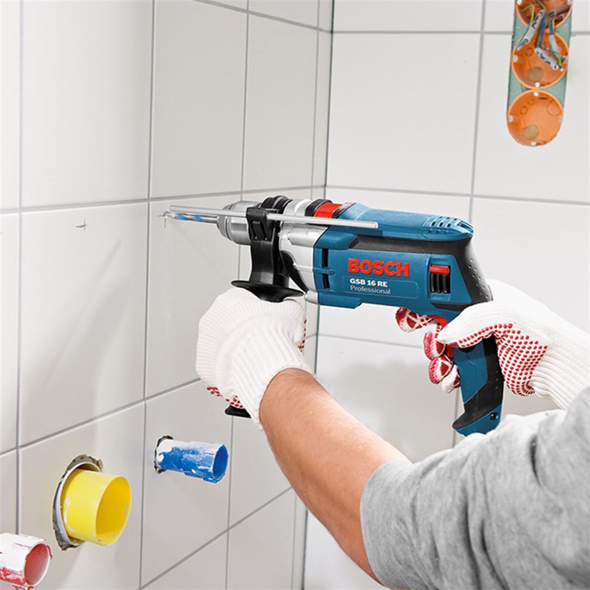  BOSCH Professional GSB 16 RE Darbeli Matkap - 060114E500 