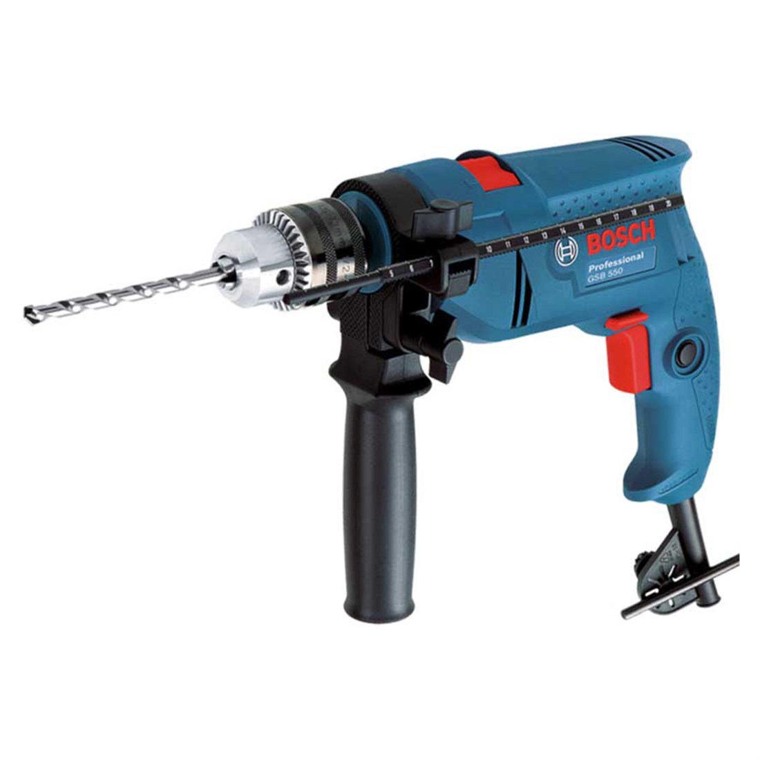  Bosch Gsb 550 Profesyonel Darbeli Matkap + X-line 41 Parça Delme&vidalama Seti 06011A1003 