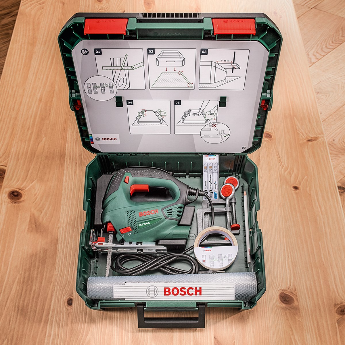  Bosch PST 700 Dekupaj Testere 500W + S-Boxx - 06033A0005 