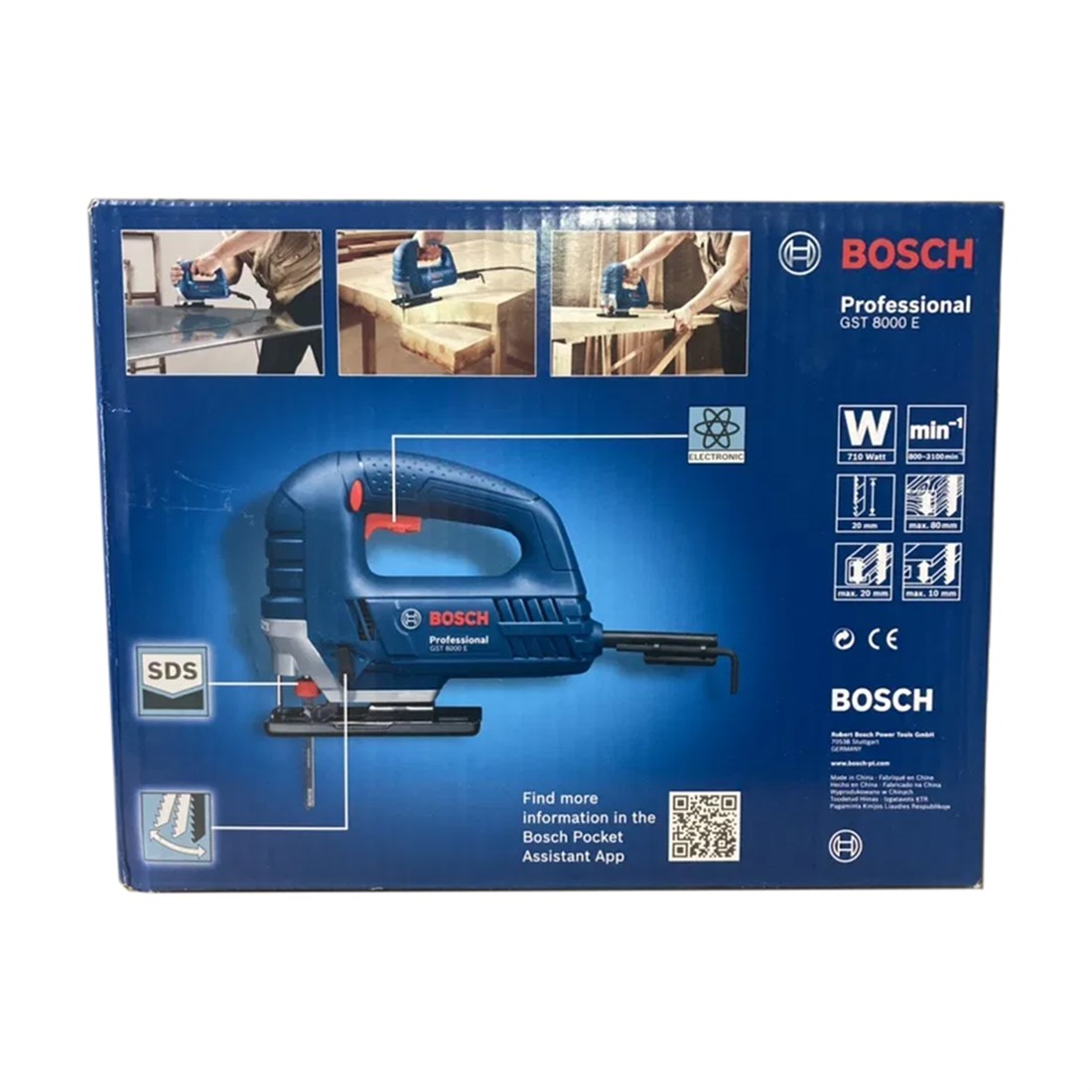  Bosch Gst 8000e Dekupaj Testere 710w-80mm - 060158h000 