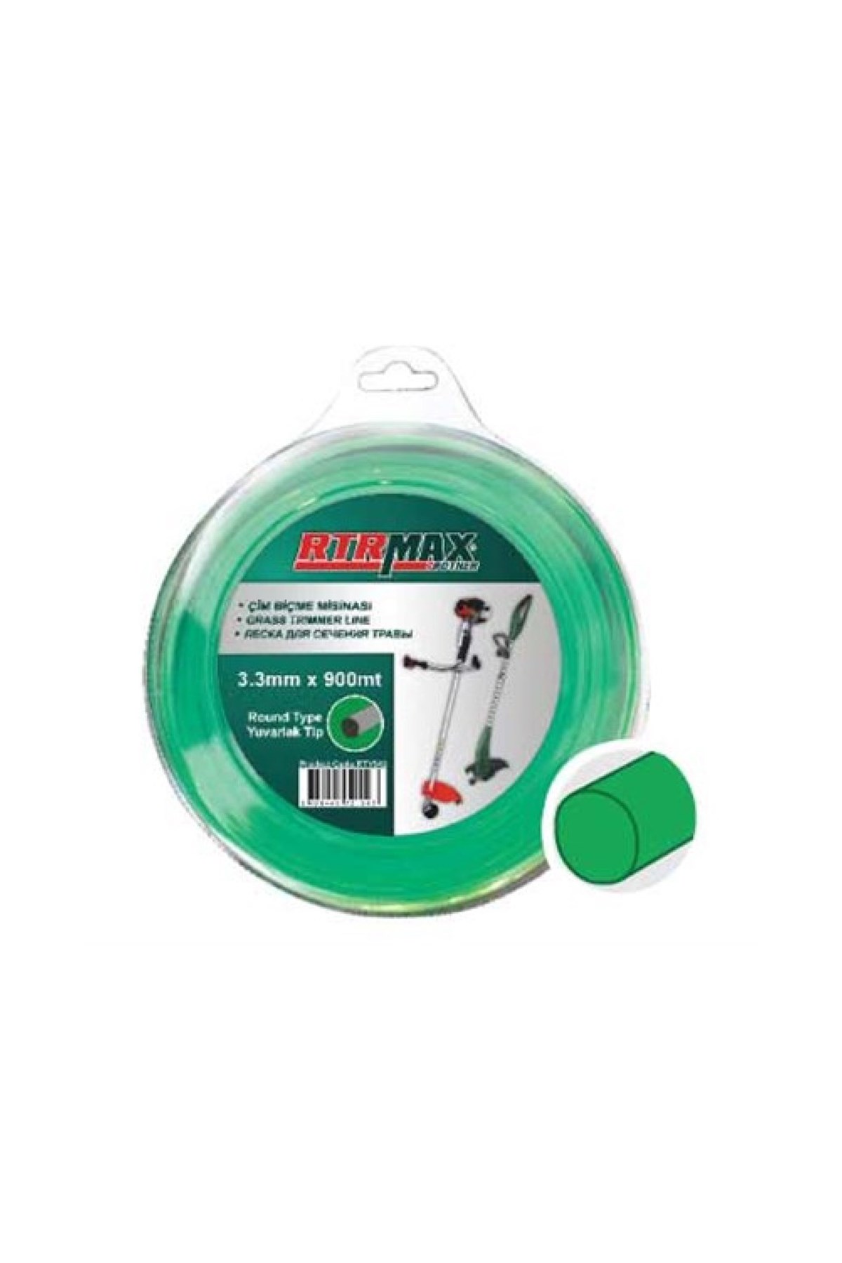  Rtrmax Rty516 Tırpan Misinası Yeşil 1,6Mm*15Mt 