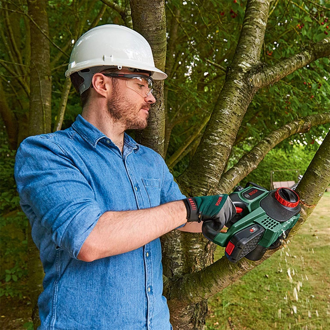  Bosch Chain Saw Universalchain 18 Bt Ağaç Kesme Makinesi (06008B8001) (Akü Ve Şarj Cihazı Bulunmaz) 