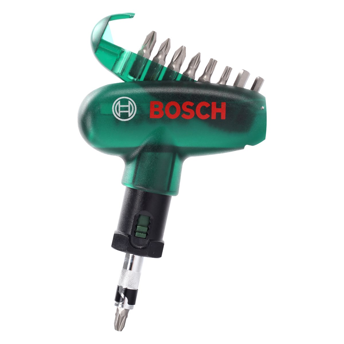  Bosch Dıy Cırcırlı Tornavida ve 9 Parça Vidalama Ucu - 2607019510 