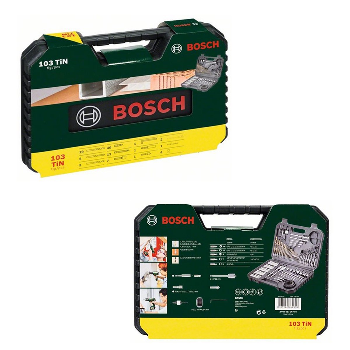  Bosch V-Line 103 Parça Karışık Aksesuar Seti - 2607017367 