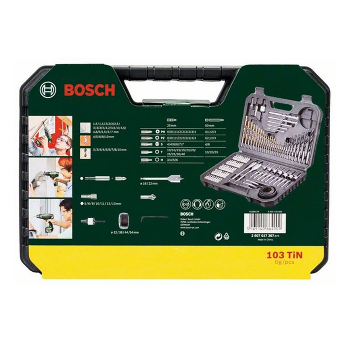  Bosch V-Line 103 Parça Karışık Aksesuar Seti - 2607017367 