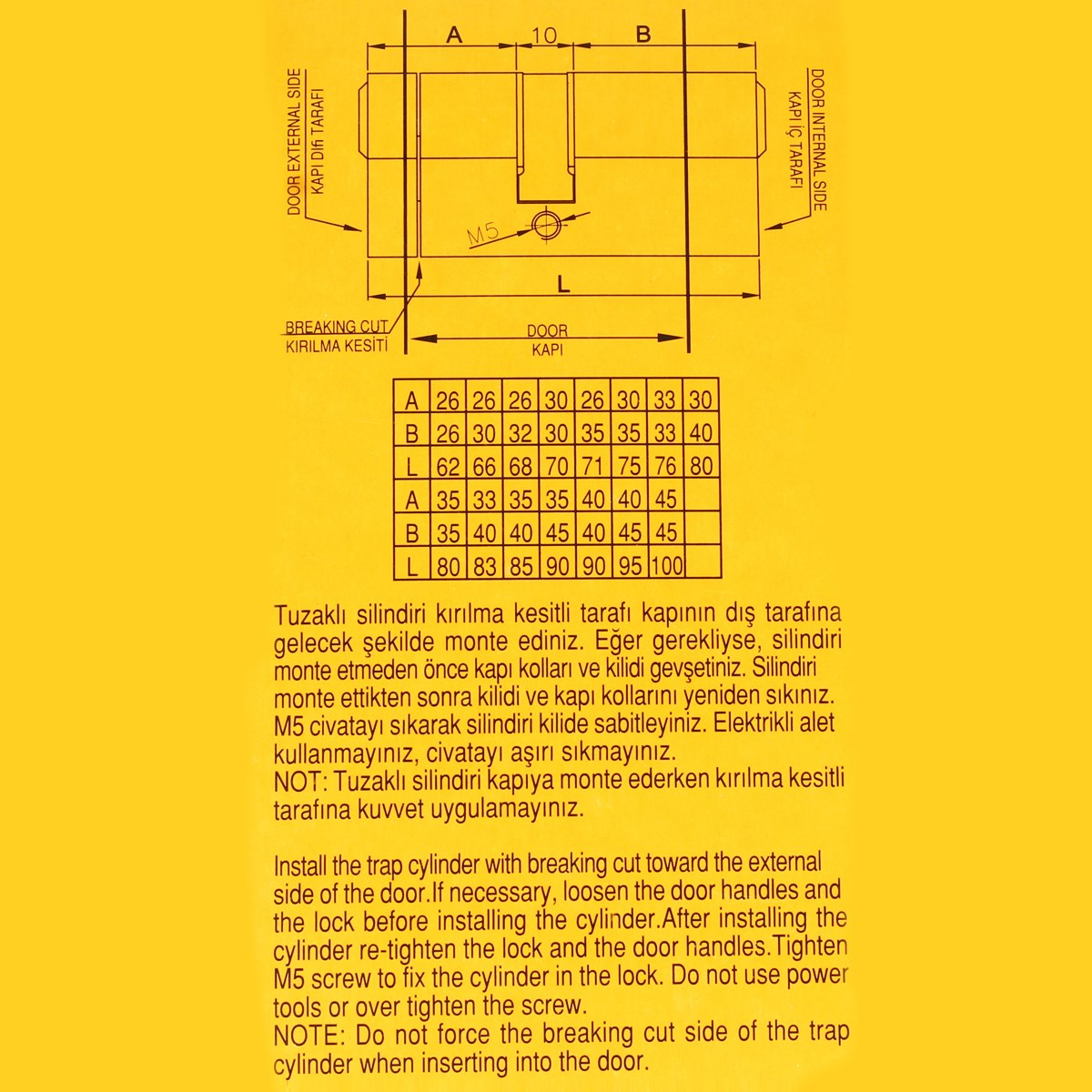  Kale 164Ktbsm Tuzaklı Sistem Topuzlu Barel Saten 68 Mm 164Ktbsm0004 