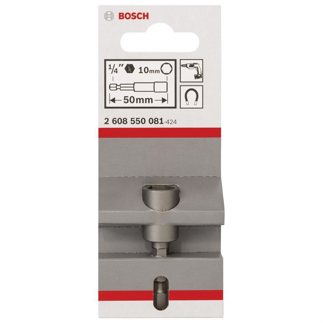  Bosch Lokma Anahtarı 50*10 mm M6 - 2608550081 