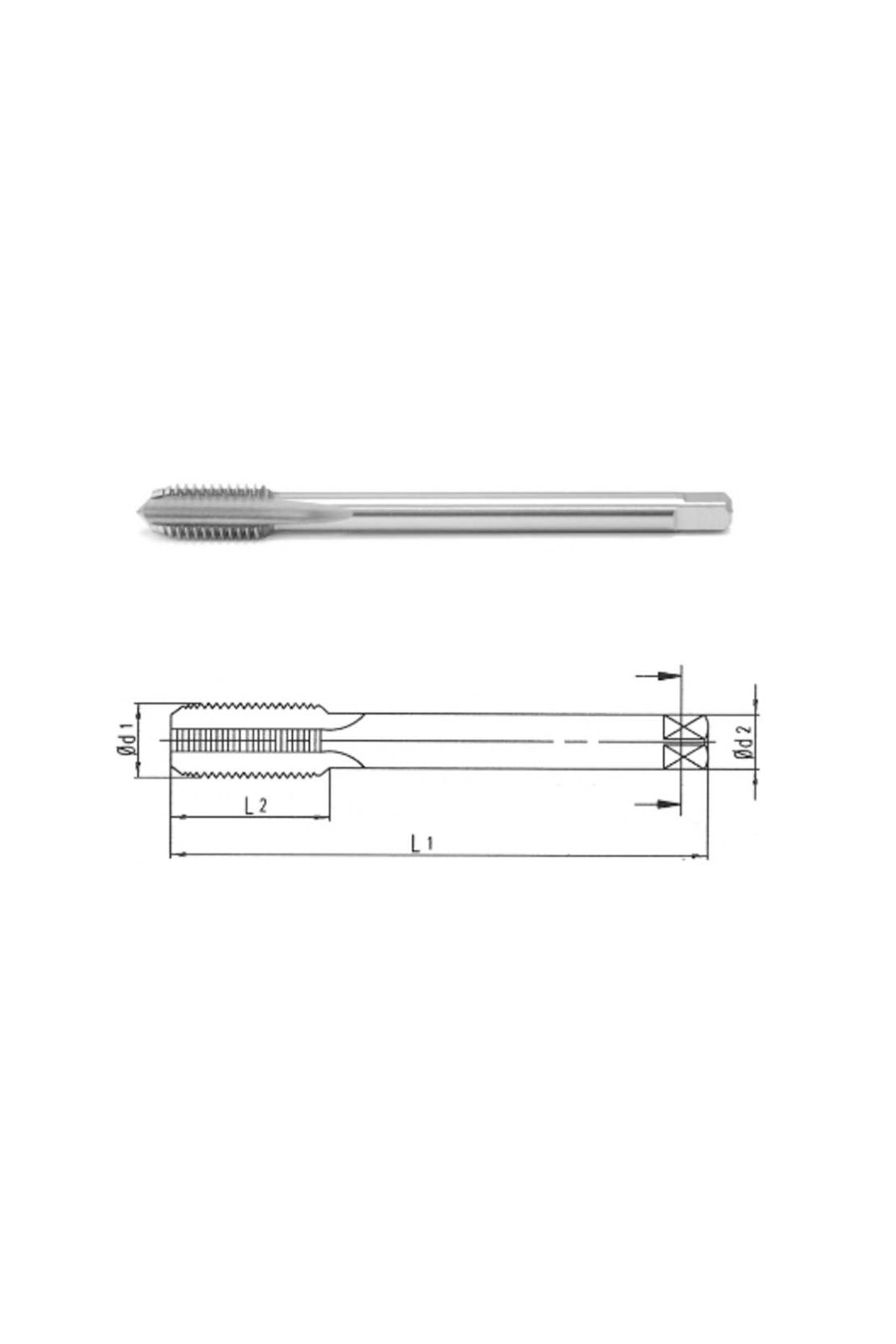  Maıer Düz Kanal Makine Kılavuzu Metrik İnce Diş 12*1Mm Mk74C1210 