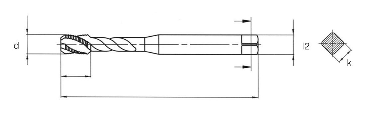  Mte Kılavuz 371/C Vidalı Helis M3 