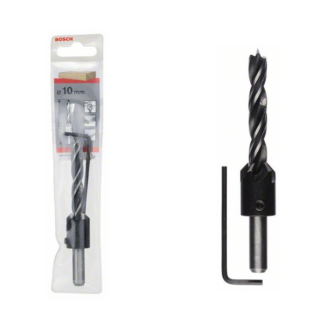  Bosch Havşalı Silindir Ahşap Matkap Ucu 10 mm - 2608596396 