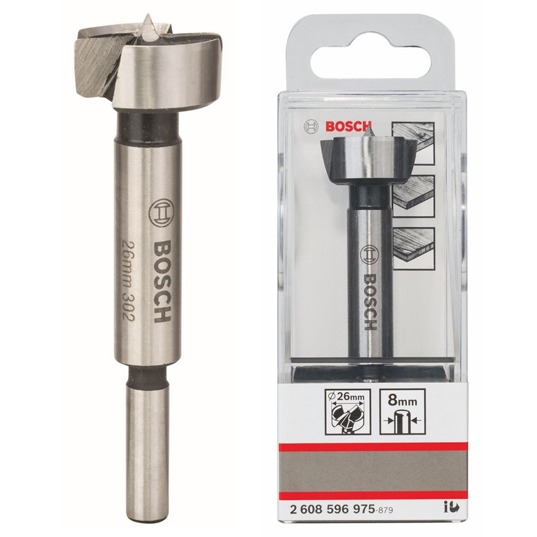  Bosch Menteşe Açma Ahşap Matkap Ucu 26 mm - 2608596975 