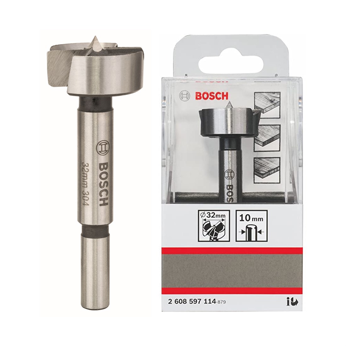  Bosch Menteşe Açma Ahşap Matkap Ucu 32 mm - 2608597114 