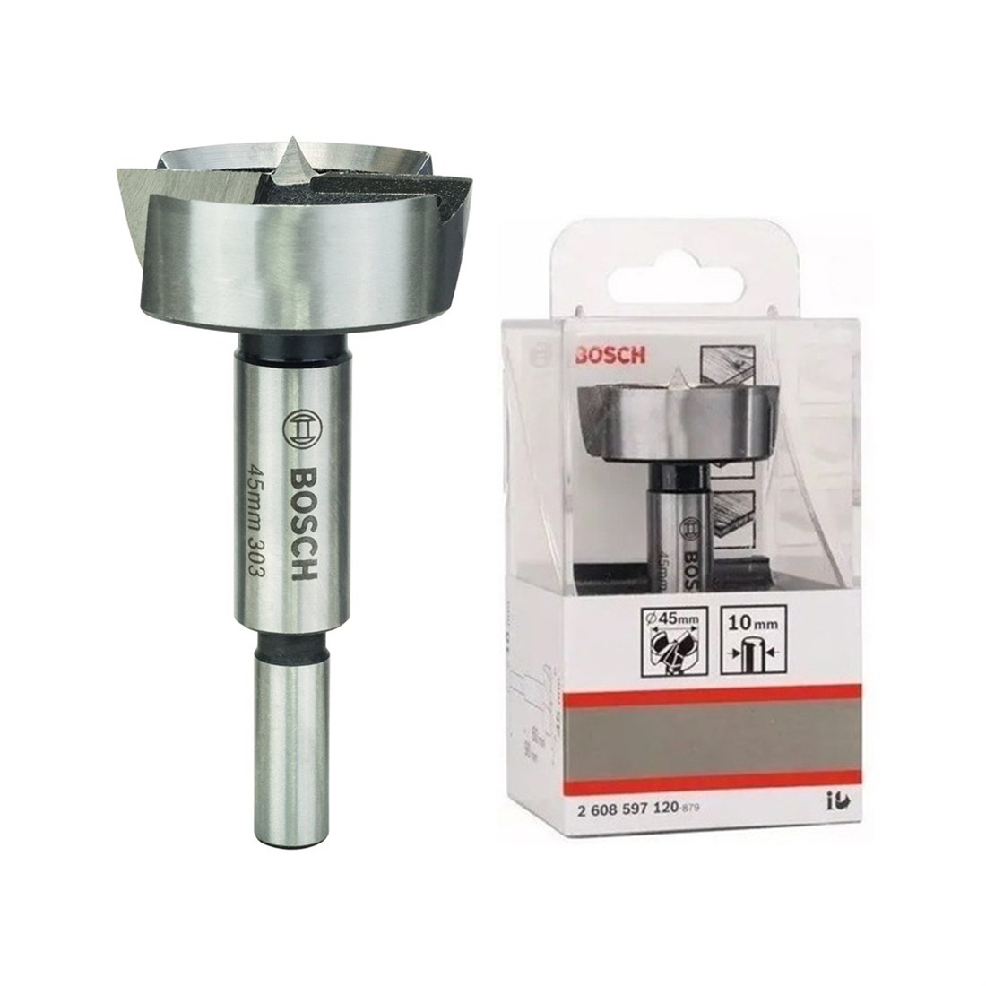  Bosch Menteşe Açma Ahşap Matkap Ucu 45 mm - 2608597120 