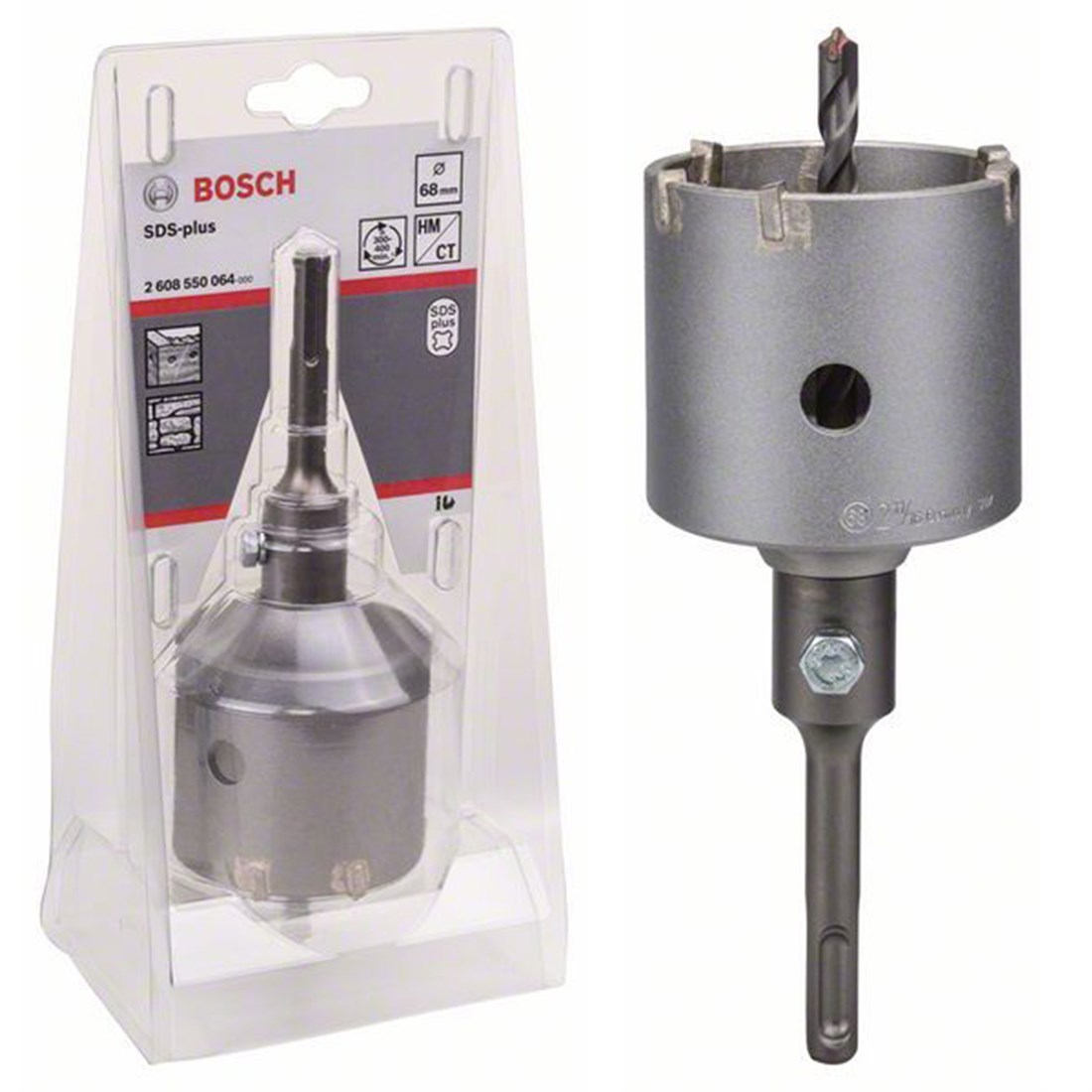  Bosch SDS-Plus-9 CoreCut Buat Ucu Set 68*75 mm - 2608550064 