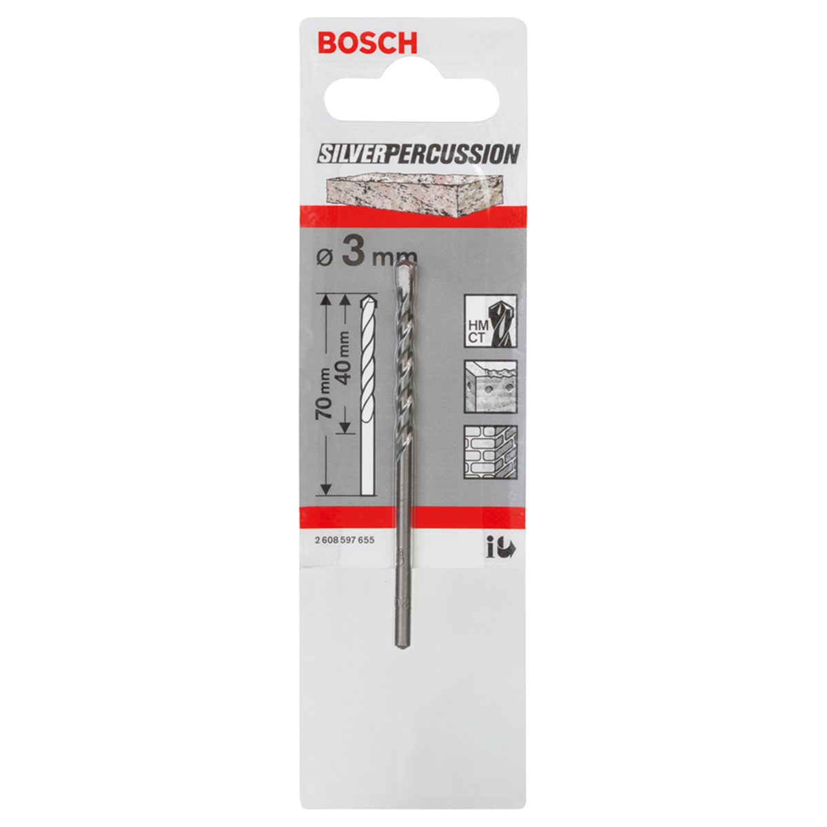  Bosch Cyl-3 Beton Matkap Ucu 3*70mm - 2608597655 