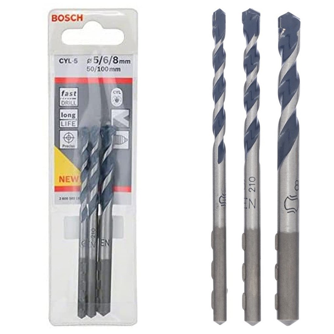  Bosch CYL-5 BlueGT Beton Matkap Ucu 3'lü Set - 2608588164 