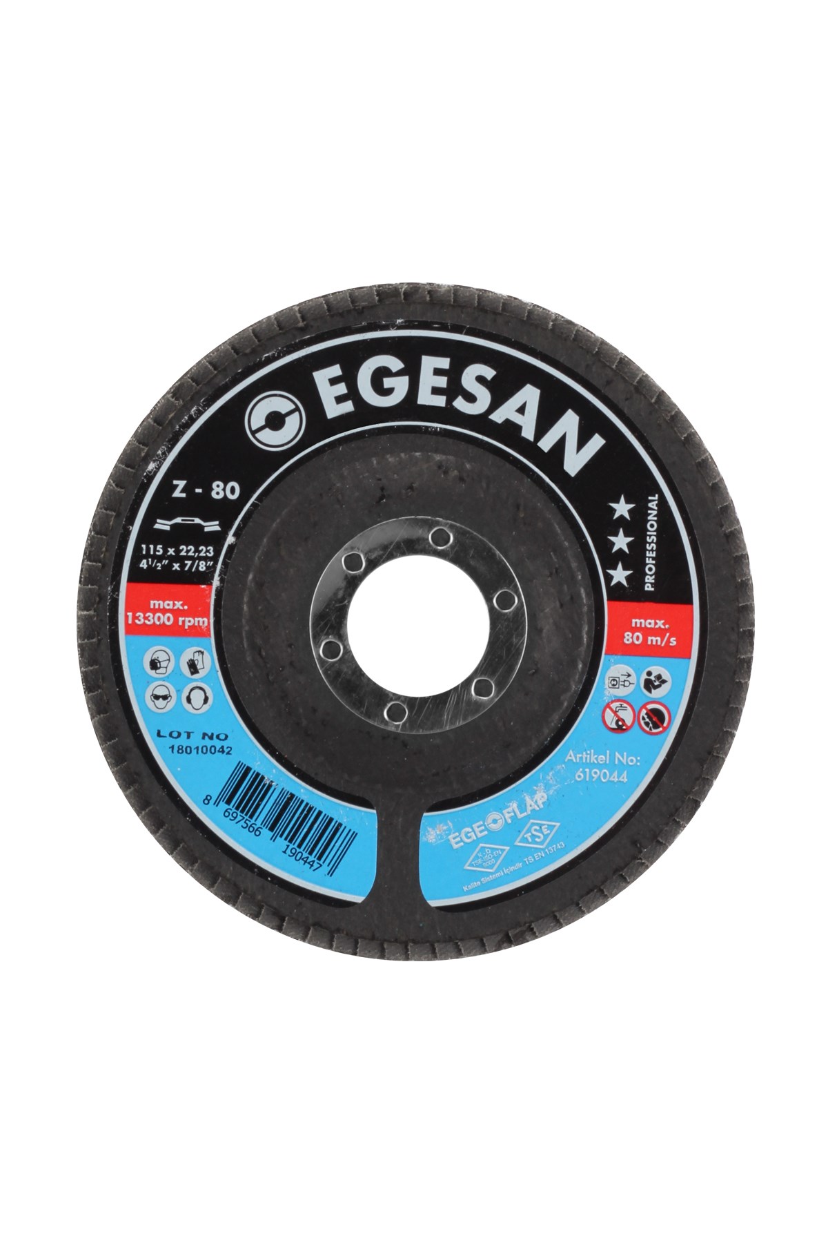  Egeli 115 Flap Disk Zr 40 590029 / 590038 