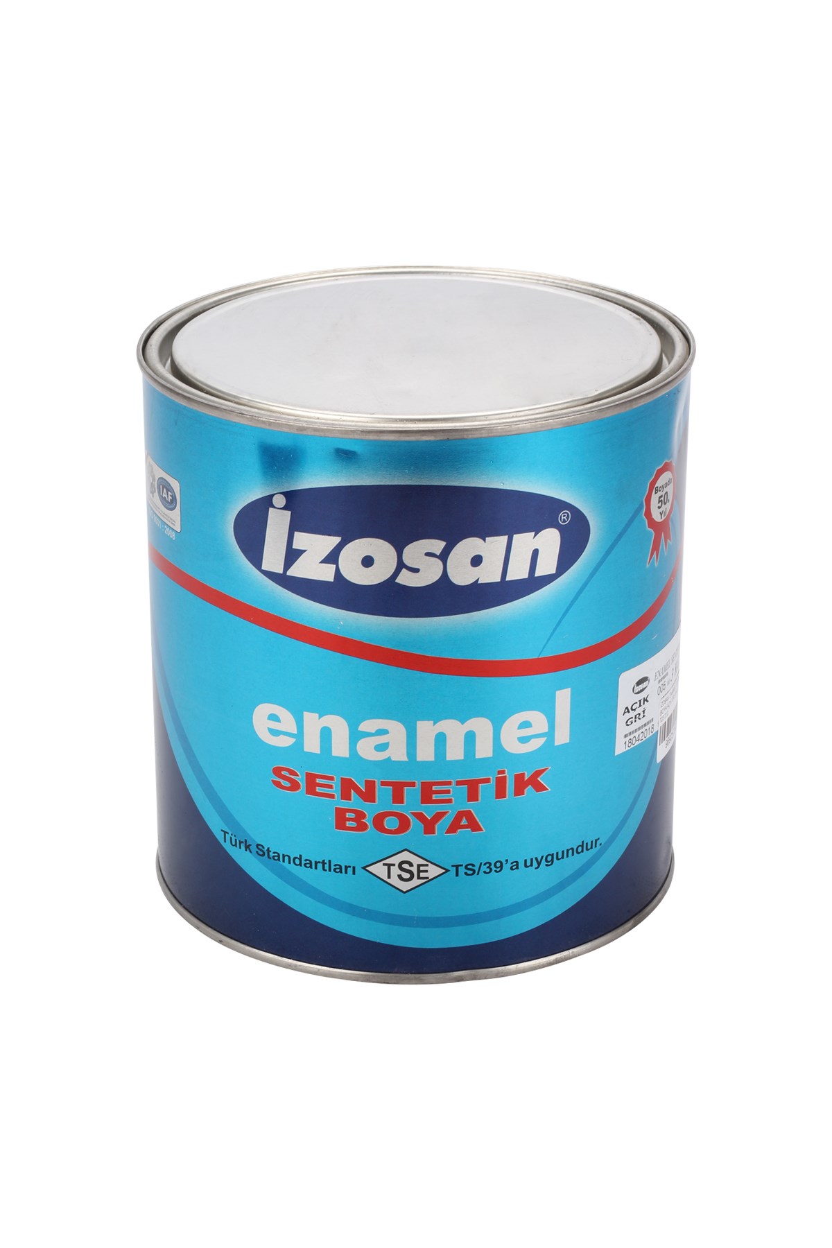  İzosan Enamel Sentetik Yağlı Boya Açık Gri (3Kg) 