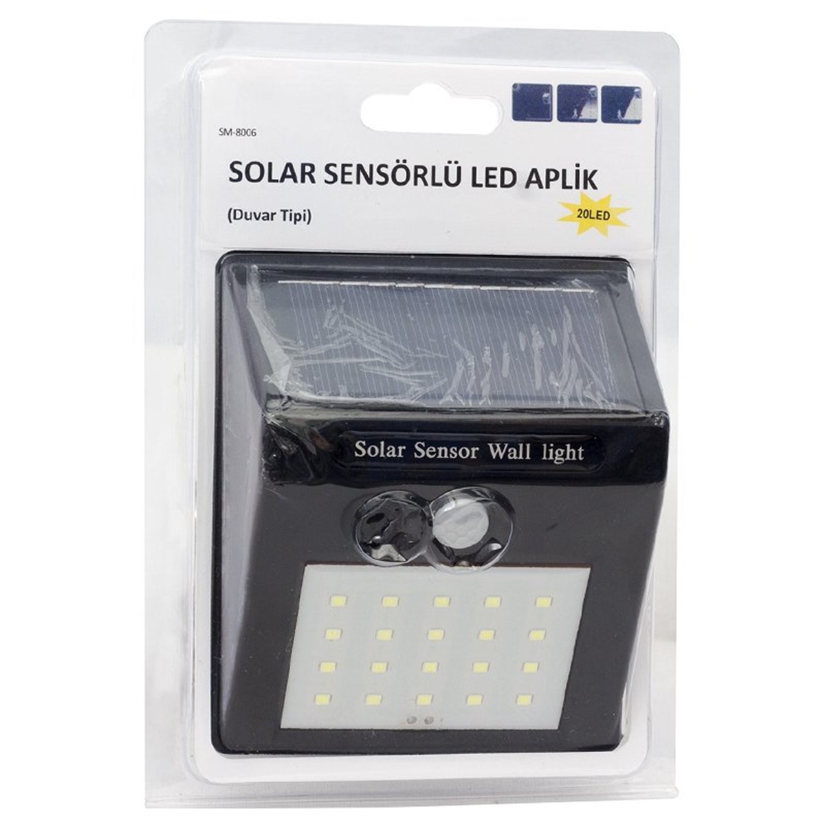  STARMAX 8006 SOLAR SENSÖRLÜ DUVAR APLİK HRD-006638 