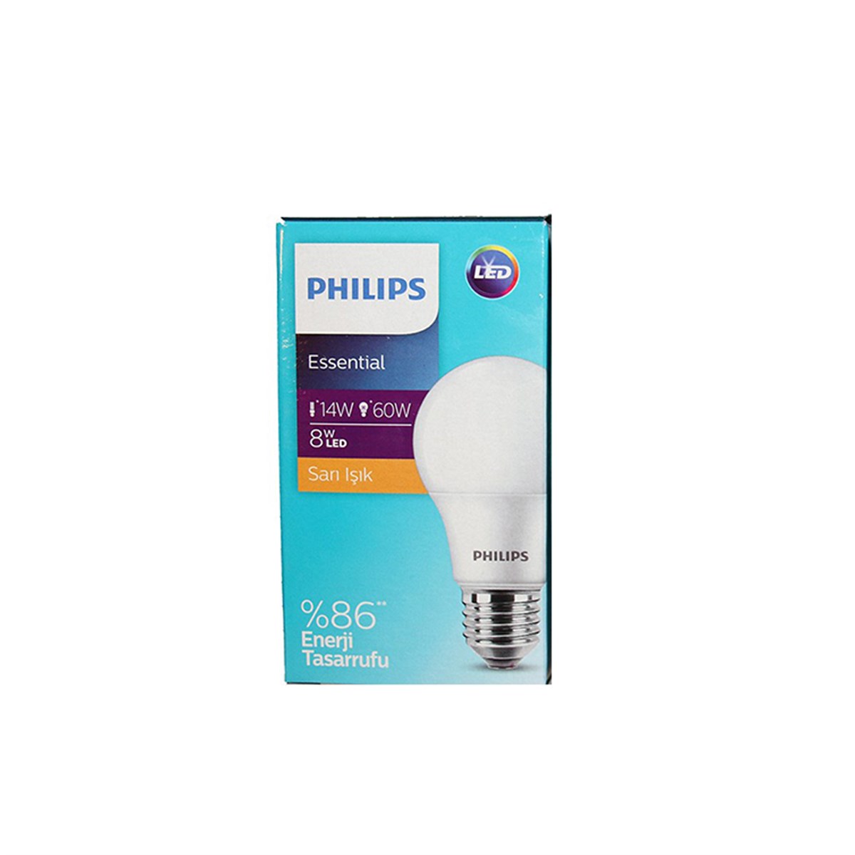  Philıps Essential 806 Lumen 8W Led Sarı Işık 