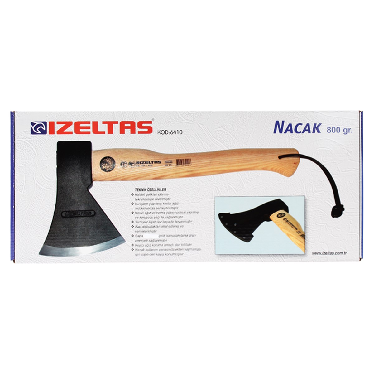  İzeltaş Nacak Balta 800 Gr - 6410250800 