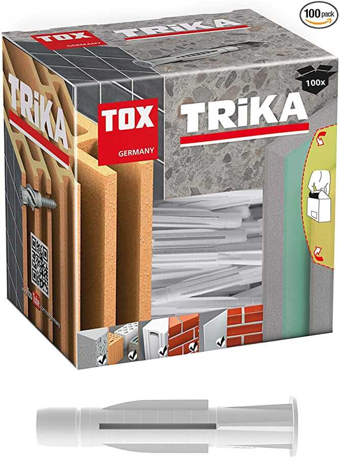 Tox 12X71 Trika Çok Amaçlı Dübel (011 100 18 1) 25 Adet