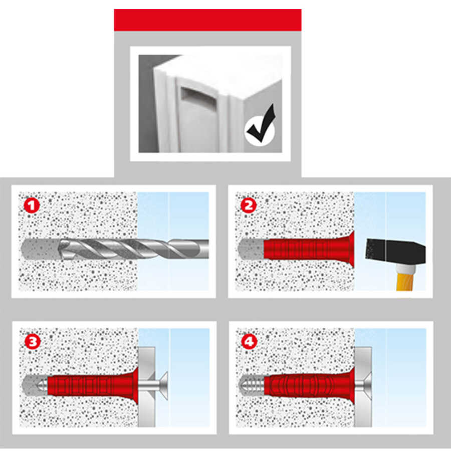 Tox 12X60 Ytox Gaz Beton Dübeli (096 700 06 1) 2 Adet