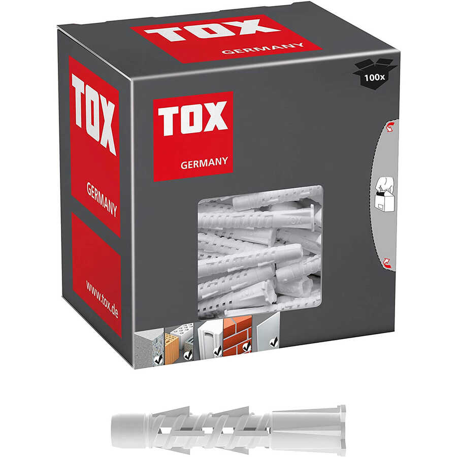 Tox 10X60 TFS Tetrafix Çok Amaçlı Spiral Dübel 100 Adet ( 021 700 13 1)