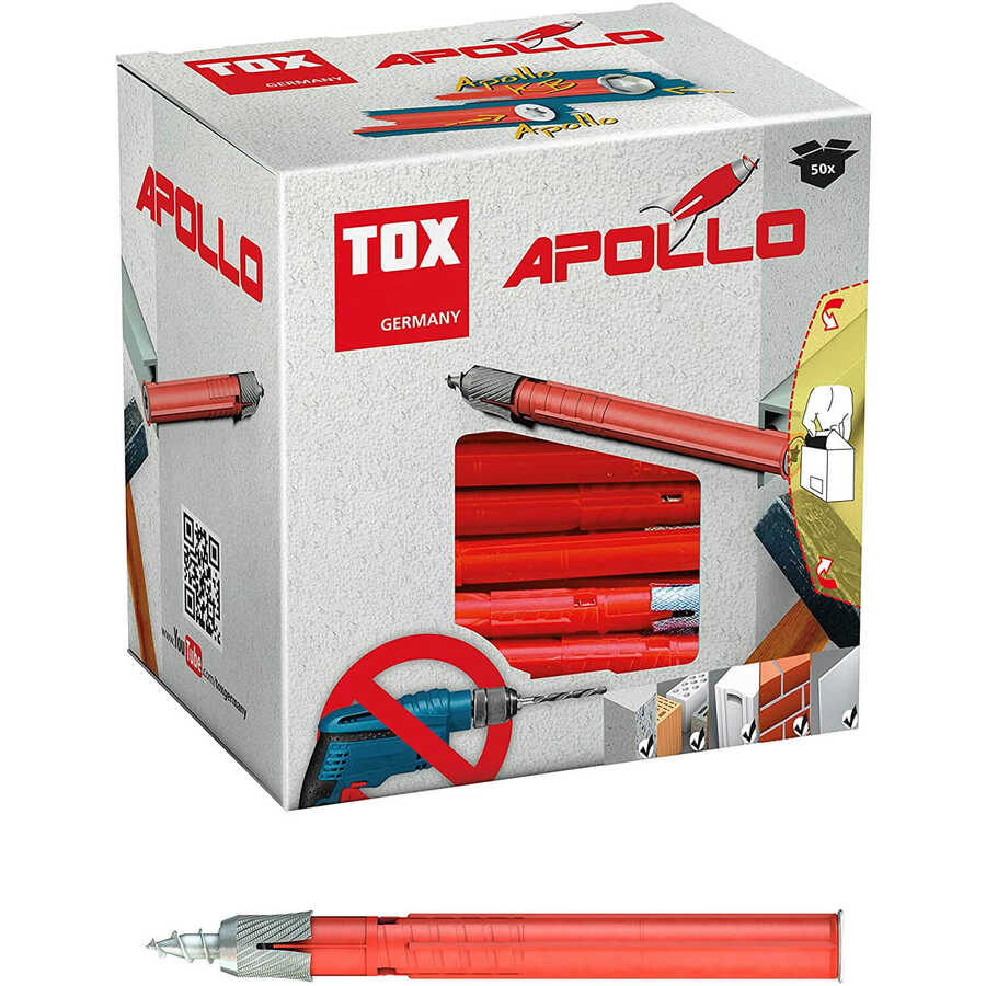 Tox 8X120 VLF-S1 Apollo Çok Amaçlı Çerçeve Dübeli 50 Adet (049 101 15 1)